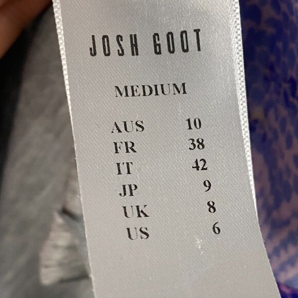 Josh Goot Silk Printed Tank Top Animal Print US 6 Multicolor Tunic - Picture 5 of 11